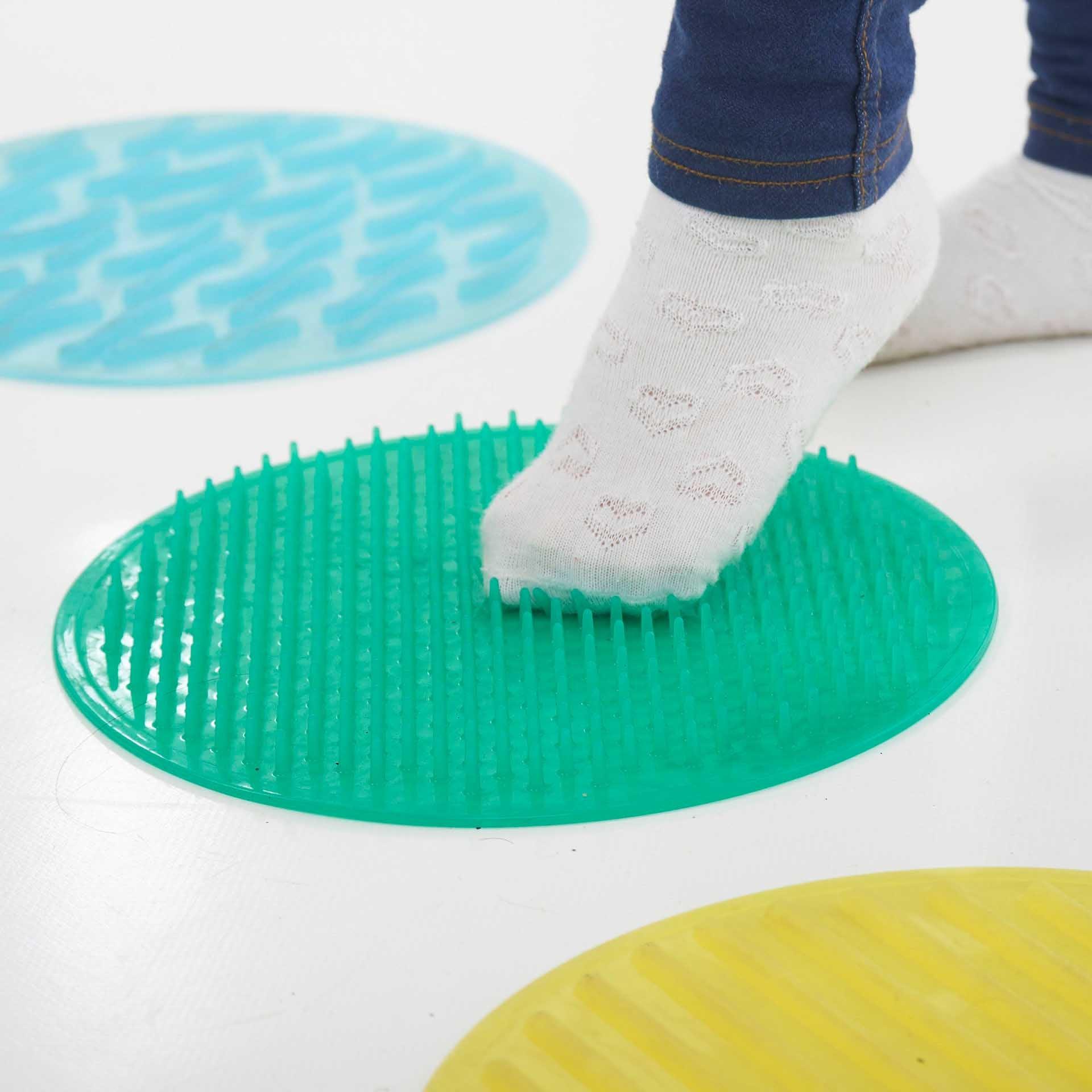 Tickit SiliShapes Sensory Circle dischi silicone 10 pezzi