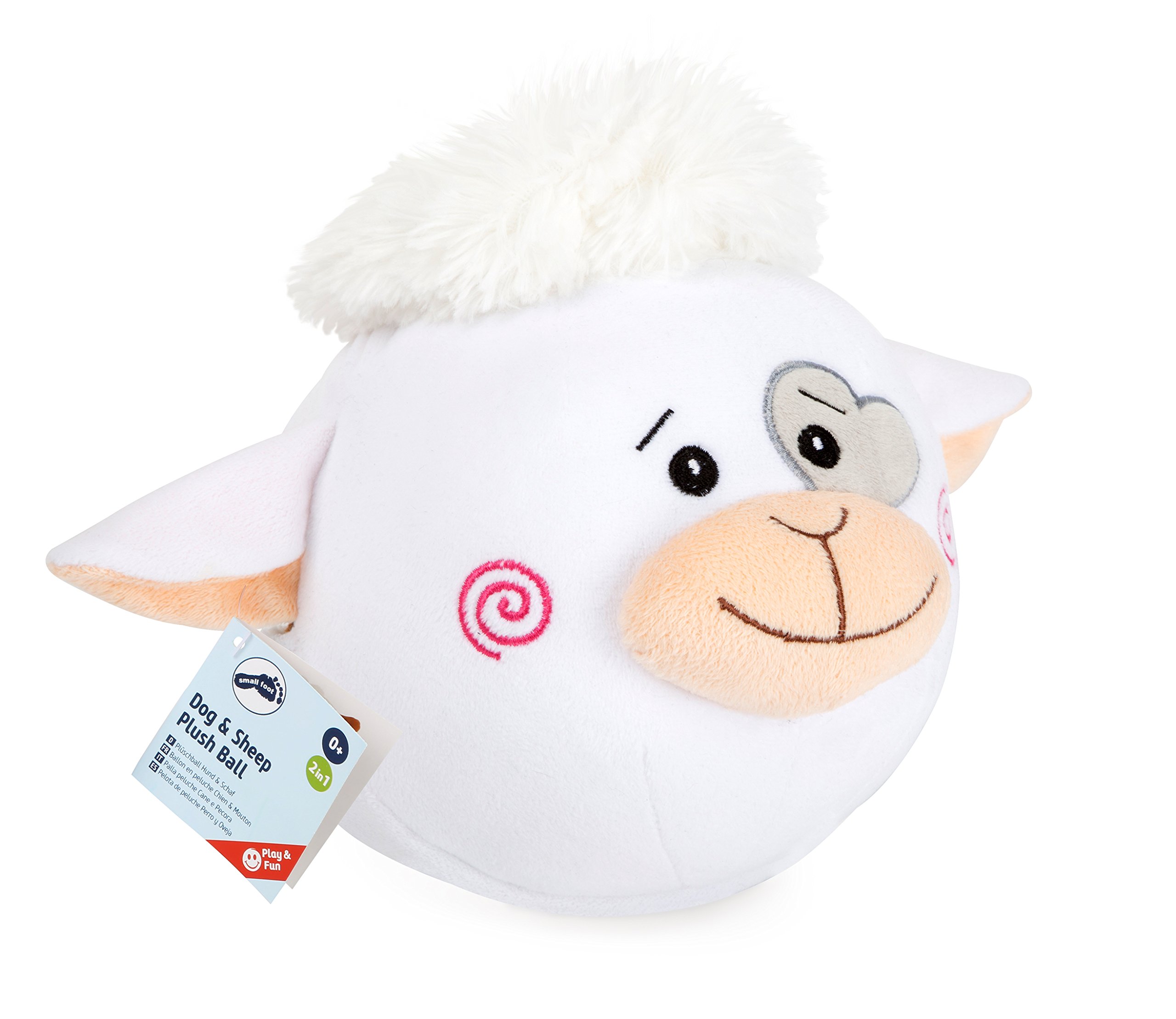 smallfoot 10522 palla peluche cane pecora