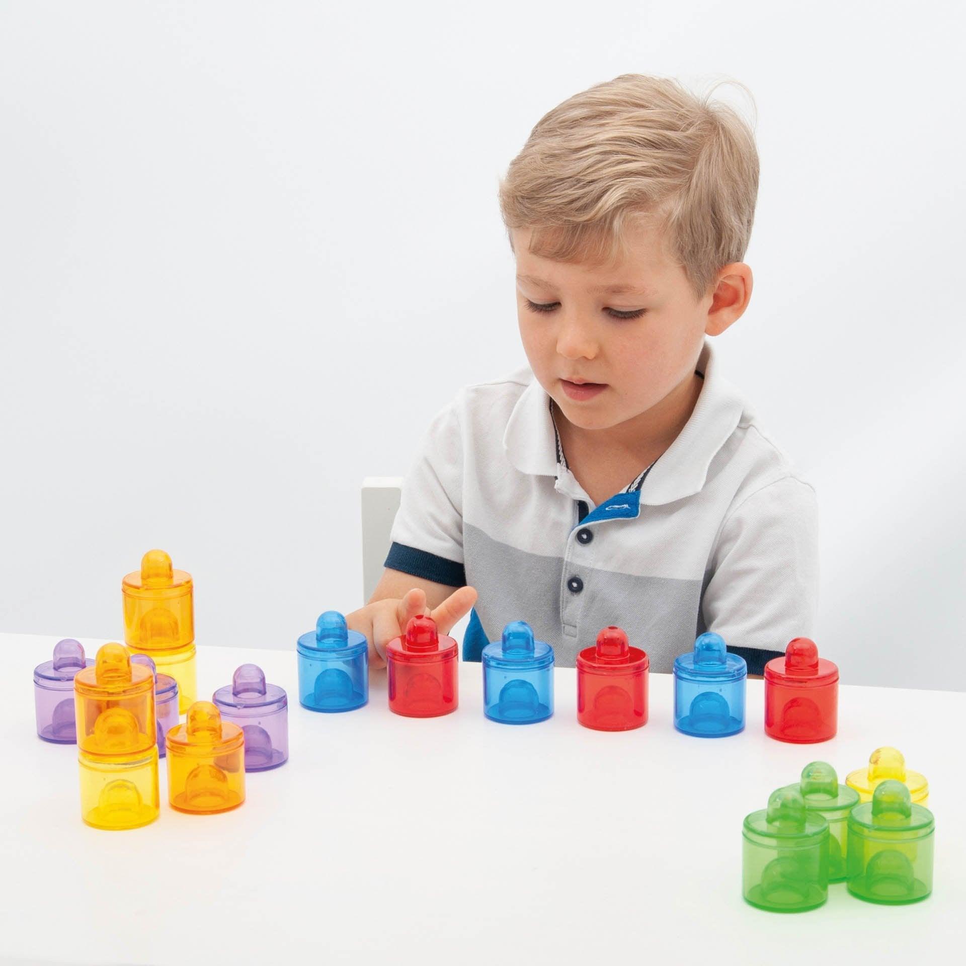 Tickit Translucent Colour Pots vasetti 18 pezzi 6 colori