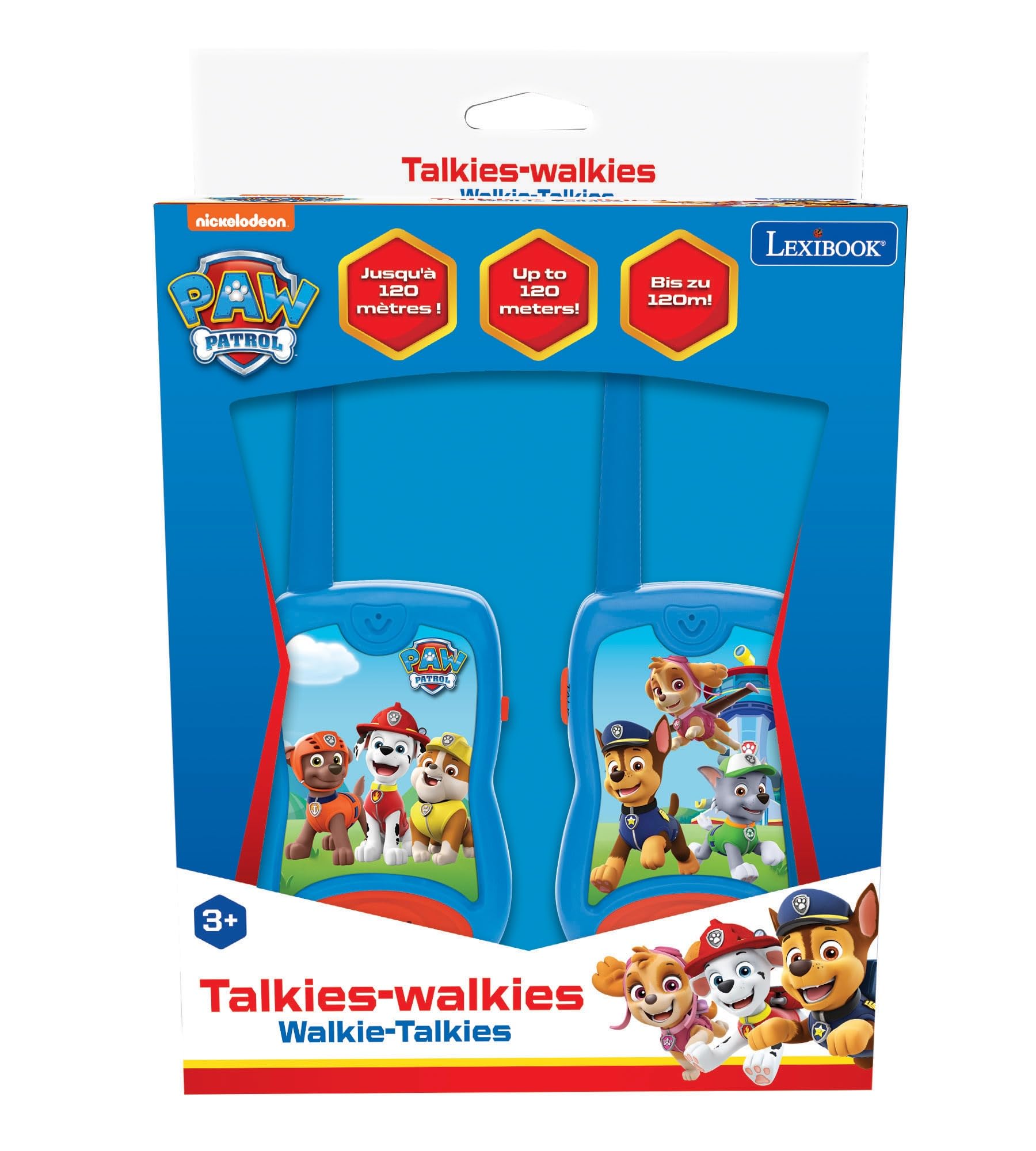 Lexibook Paw Patrol TW12PALXB walkie talkie blu rosso 100 m