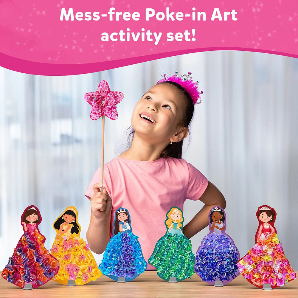 Skillmatics Poke-in Art Magical Princess kit creativo 4-9 anni