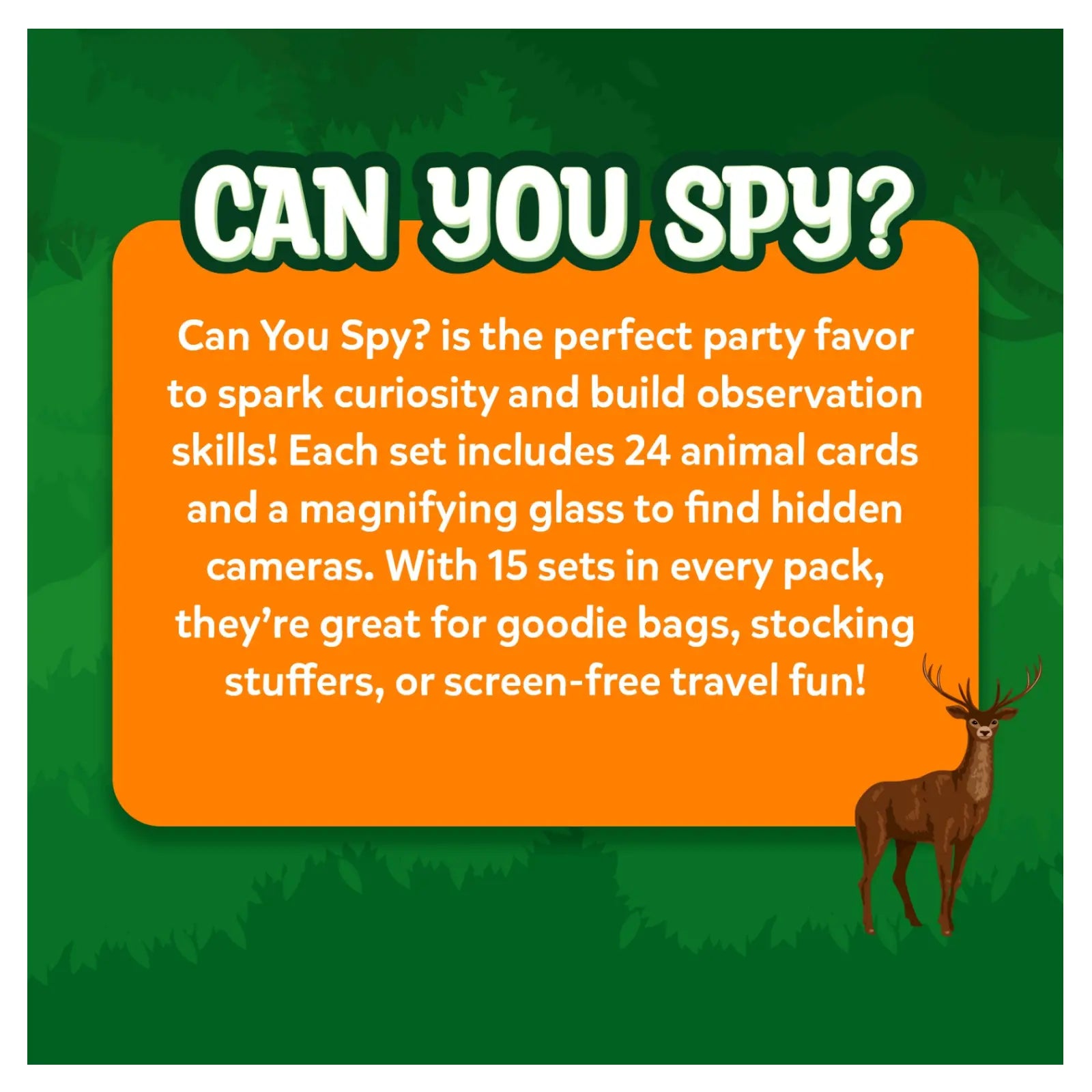 Skillmatics Can You Spy gioco osservazione animali 4-7 anni