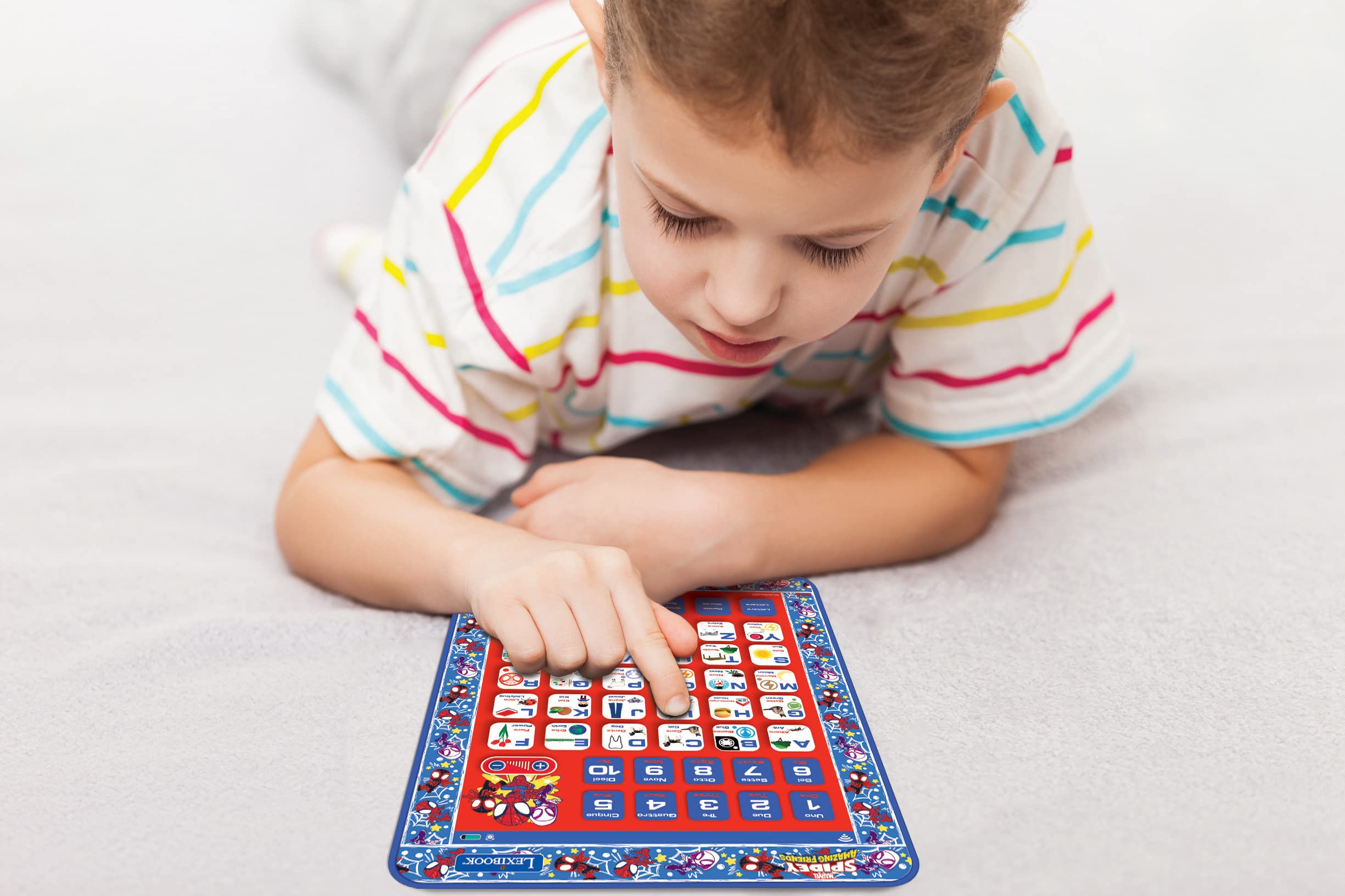 Lexibook Spidey JCPAD002SPi5 tavoletta didattica bilingue
