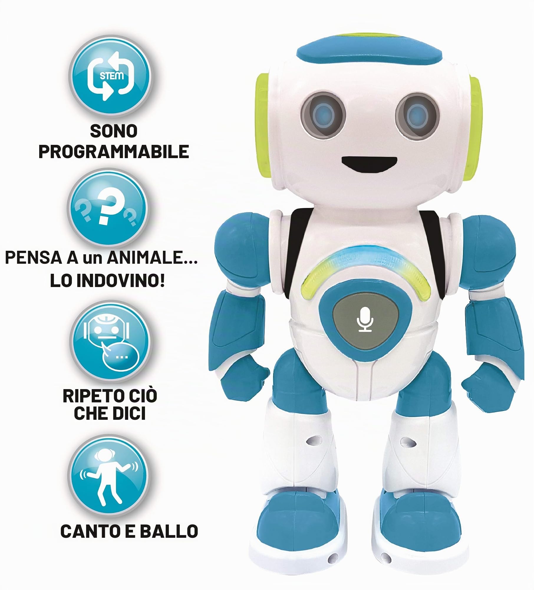 Lexibook Powerman ROB20FR robot interattivo con telecomando