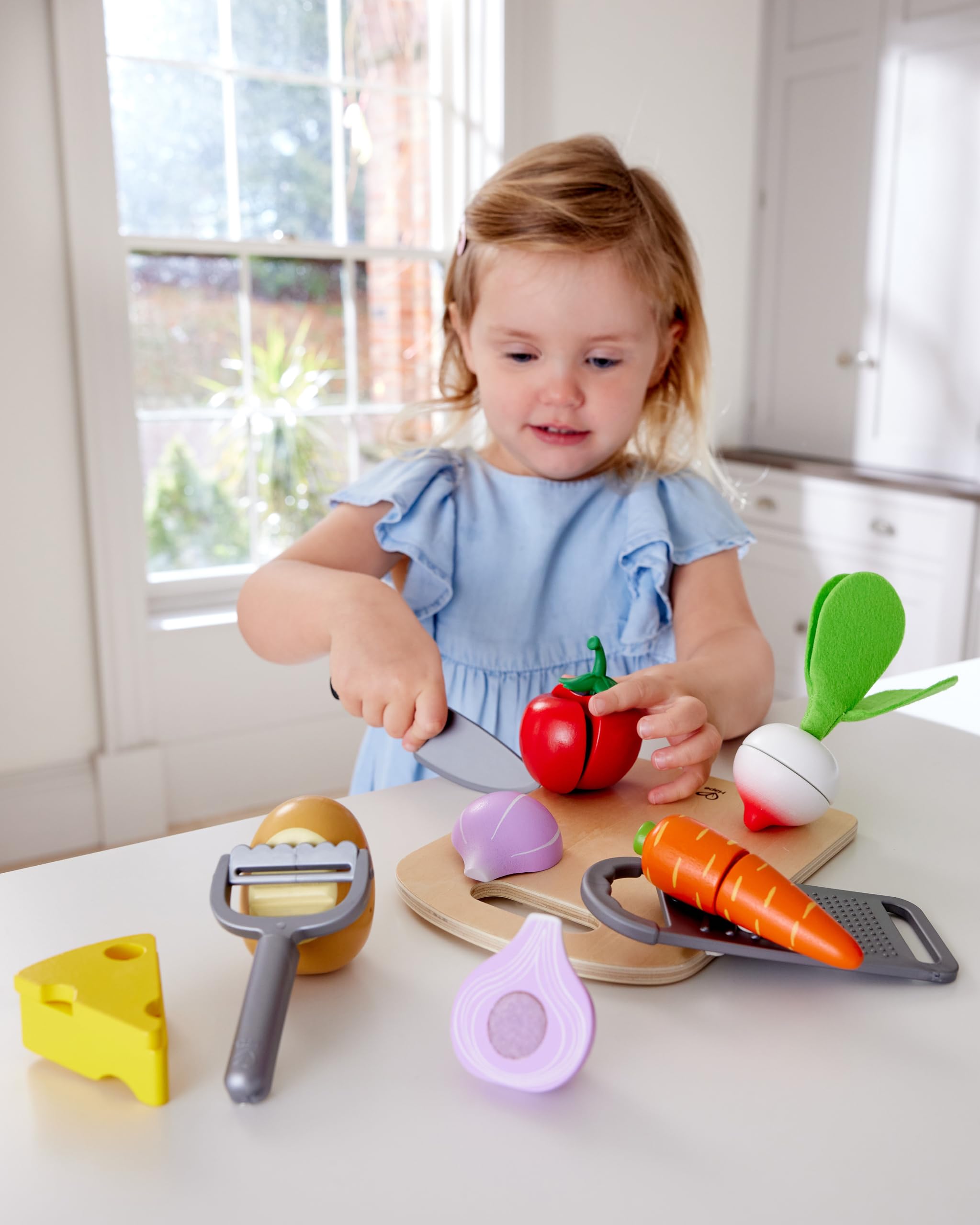 Hape Ingredienti Essenziali set cucina giocattolo ortaggi divisibili
