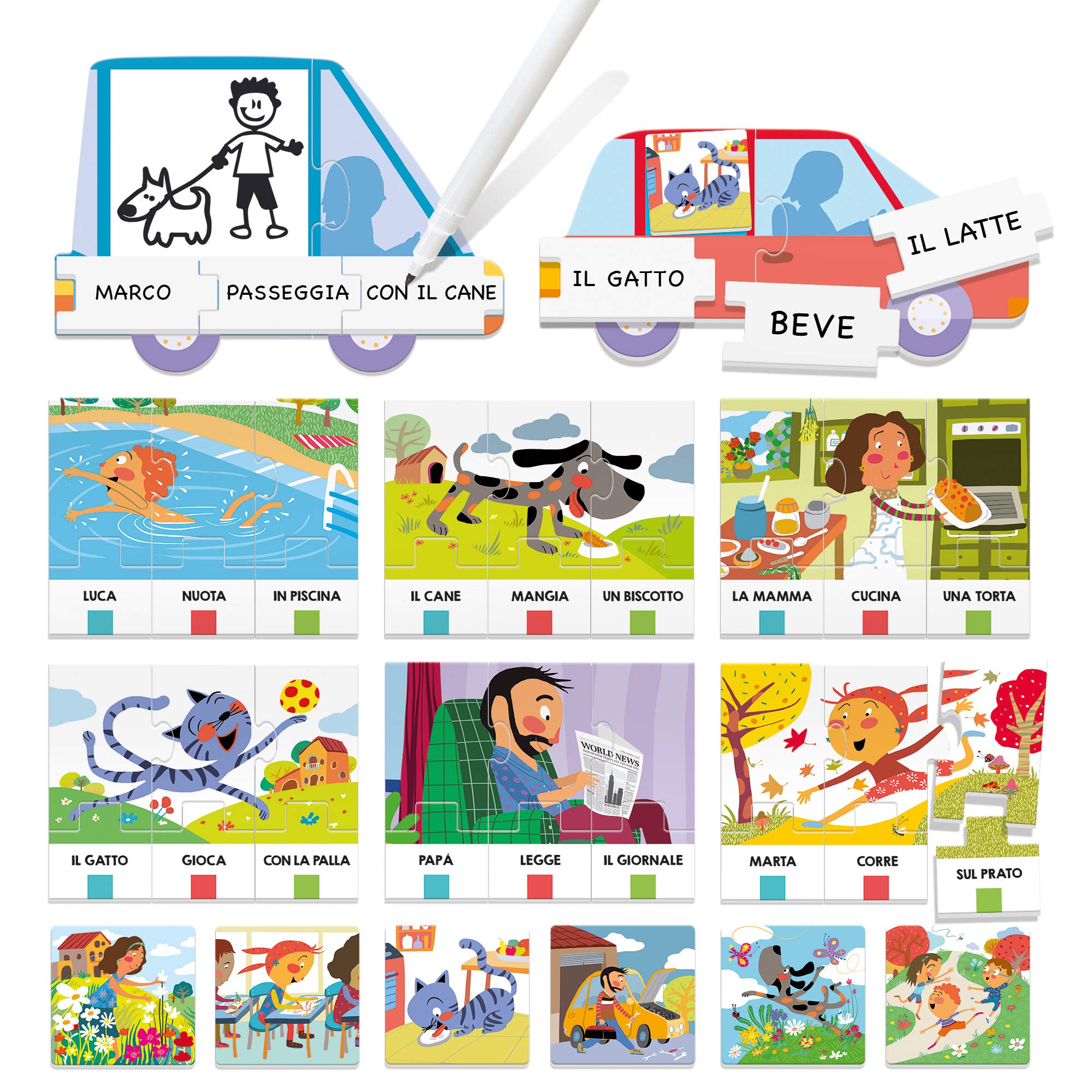Headu Le Mie Prime Frasi gioco educativo lettura 4-6 anni