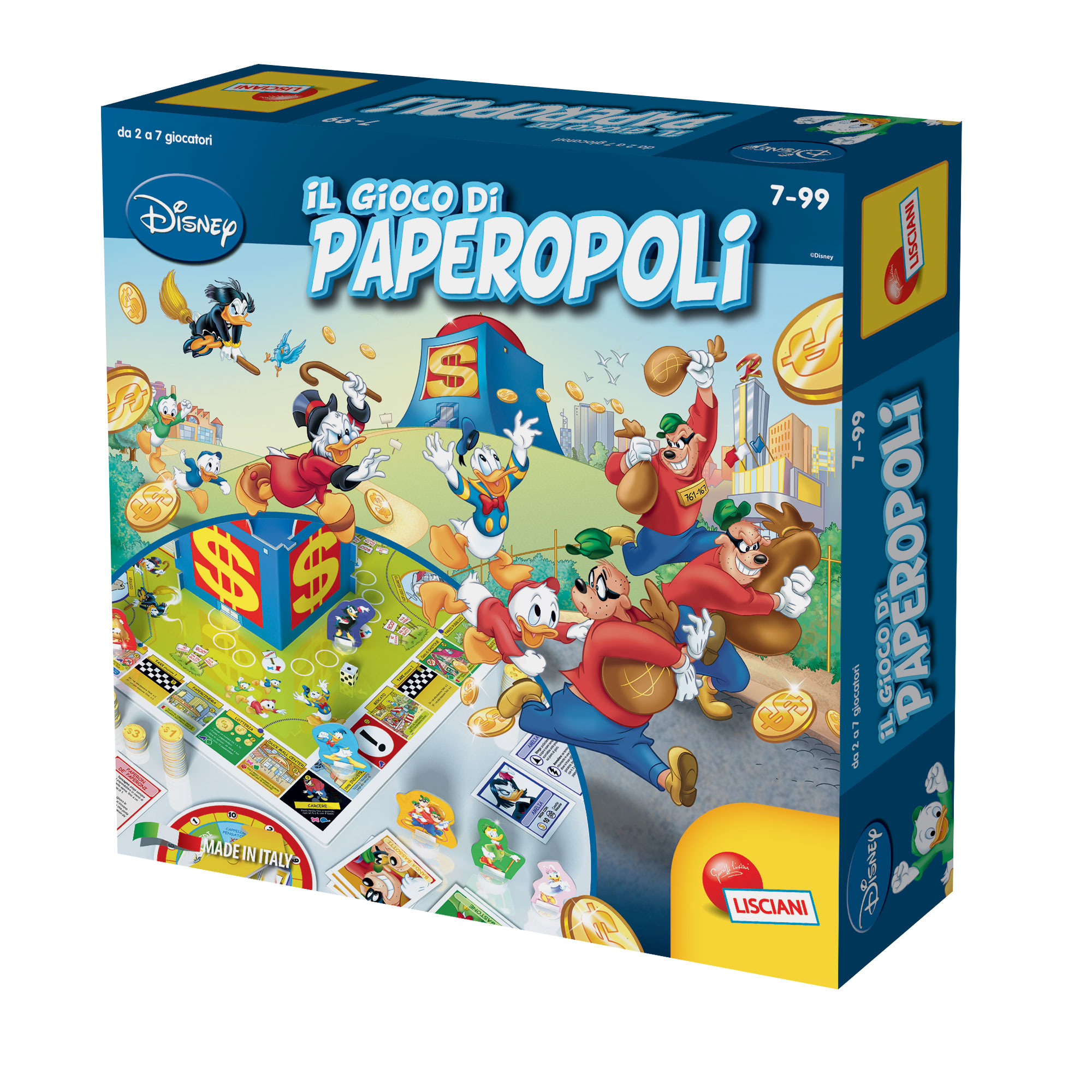 Lisciani Disney Gioco di Paperopoli gioco da tavolo strategico