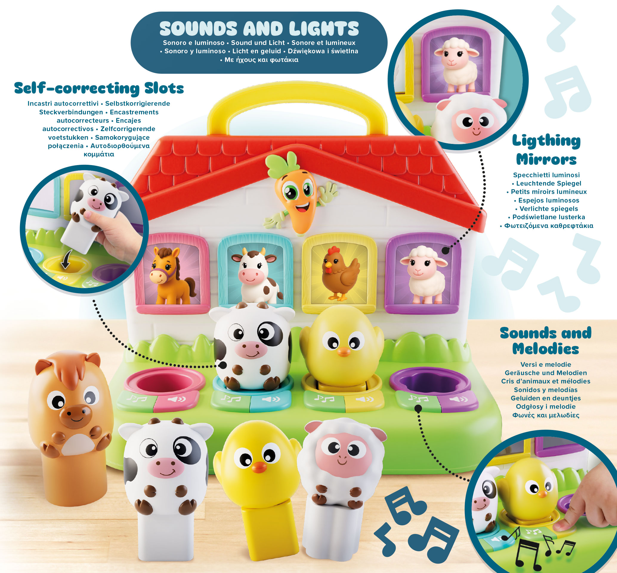 Lisciani Carotina Baby Country Animals fattoria parlante