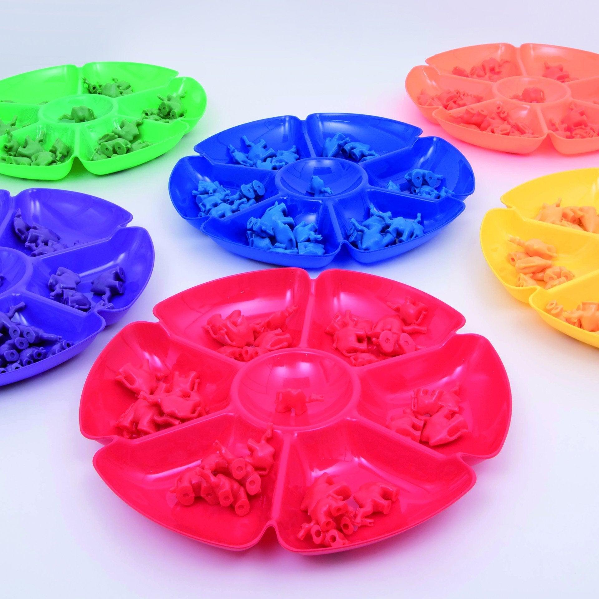 Tickit Flower Sorting Paint Trays vassoi 6 pezzi colori