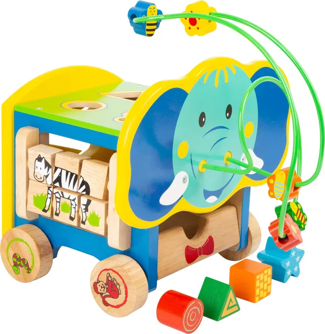 smallfoot Elefante Activity 1567 cubo motricità legno 1 anno