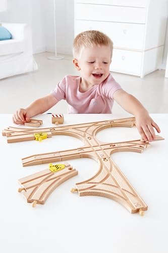 Hape Kit Avanzato binari treno legno con scambi