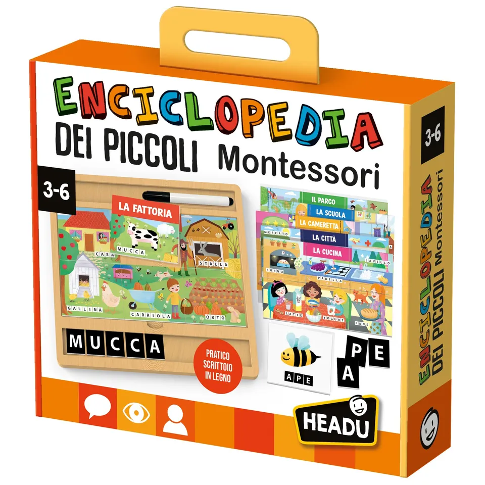Headu Enciclopedia Piccoli Montessori IT57250 gioco educativo