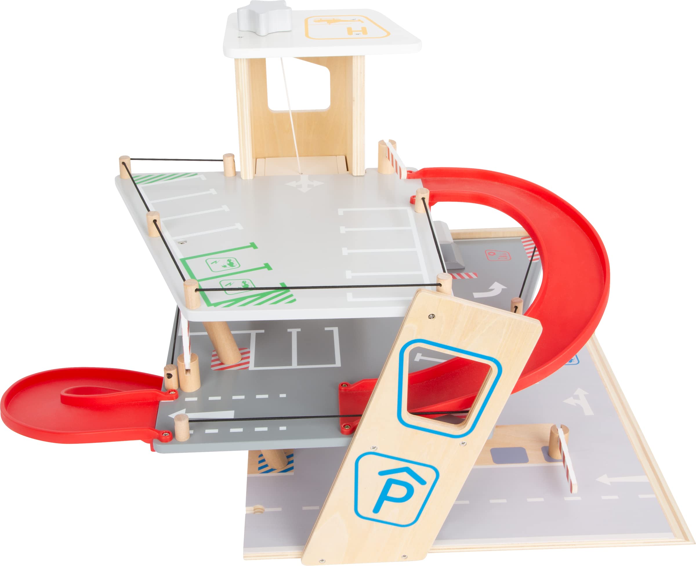 smallfoot 11676 autosilo premium legno 3 piani 2 auto