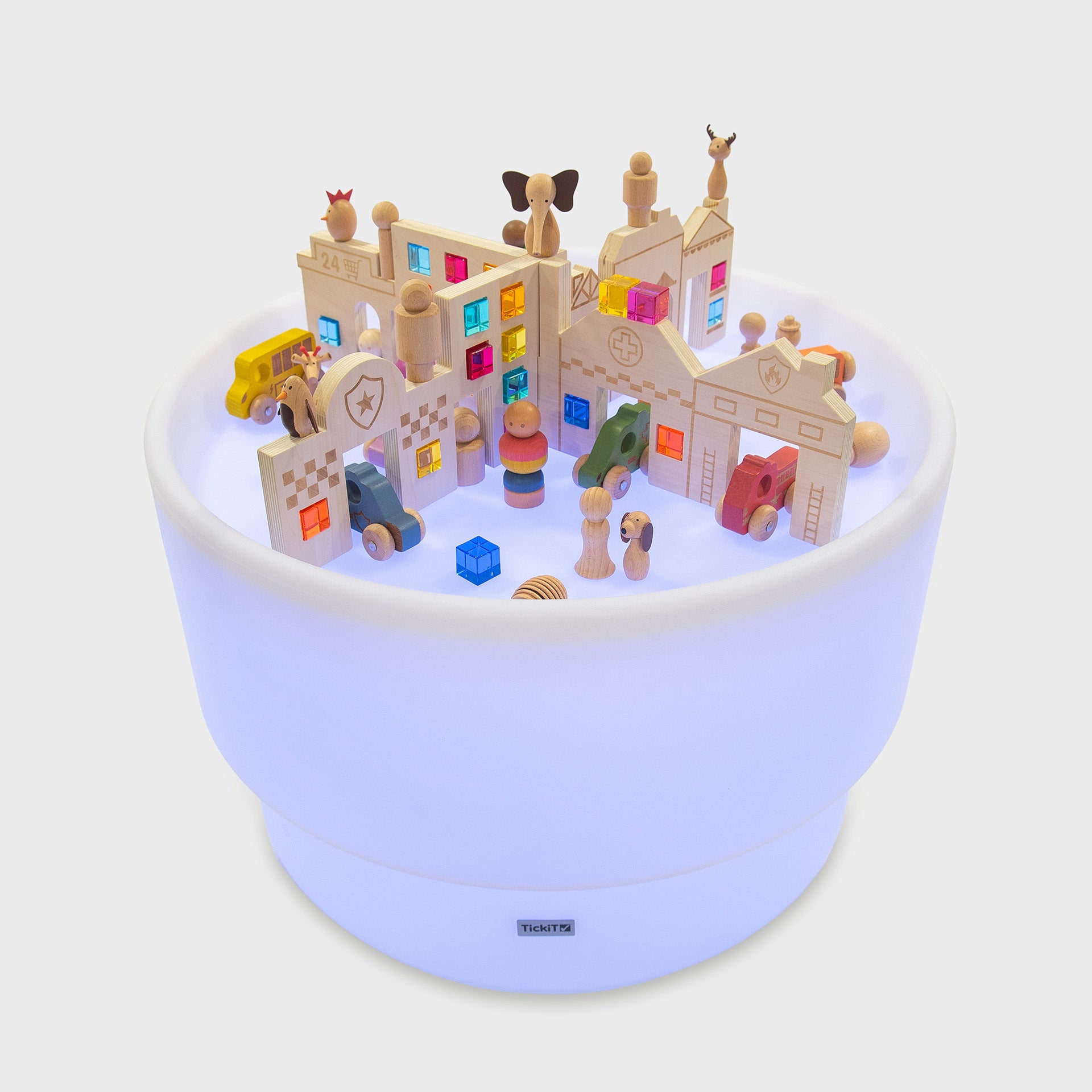Tickit Discovery Town Table Tavolo Luminoso Set Città