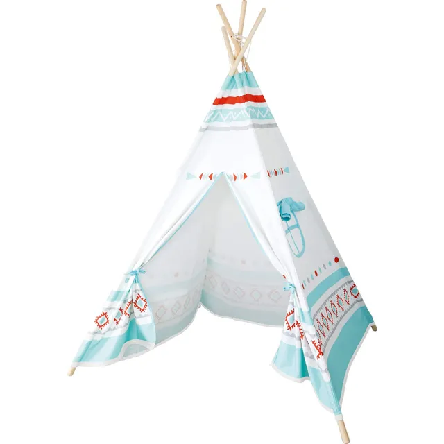 smallfoot Tenda Indiana gioco cotone legno bambini nascondiglio