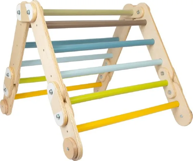 smallfoot adventure 12238 triangolo arrampicata legno bimbi