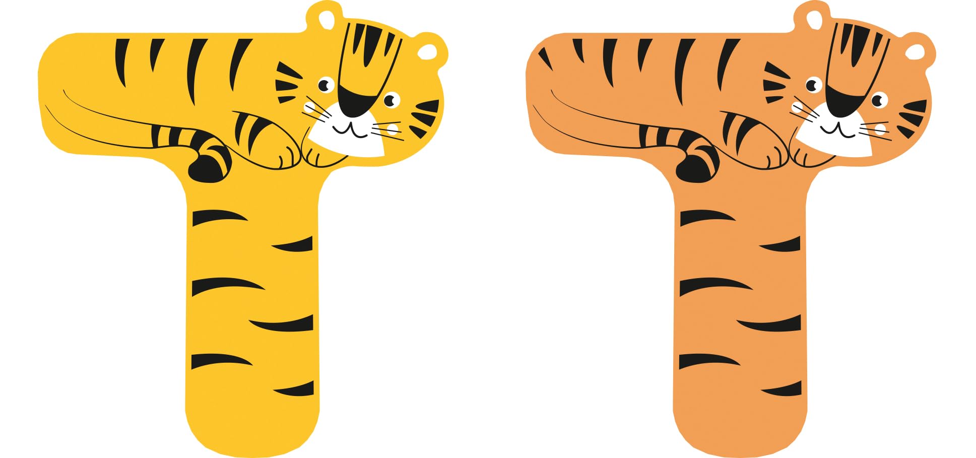 smallfoot Lettere Legno 12527 lettera cameretta T tigre 12 pezzi