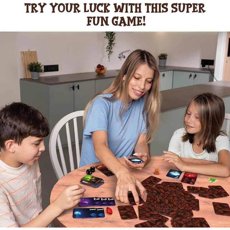 Skillmatics Dig In gioco carte fortuna famiglia 6+