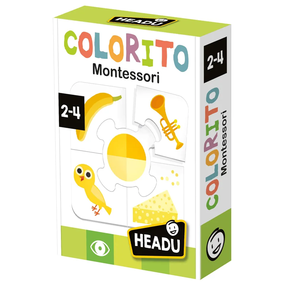 Headu Colorito Montessori puzzle colori 6 puzzle 2-4 anni