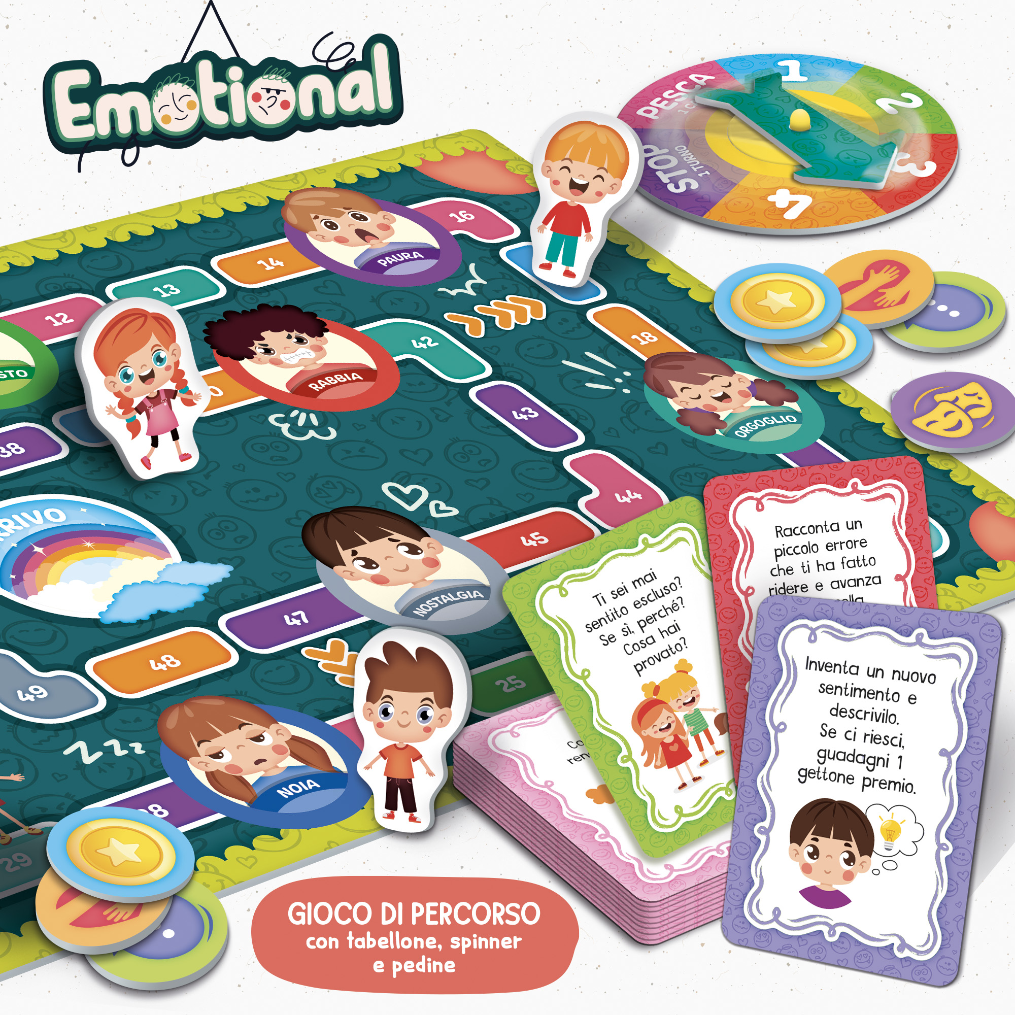 Lisciani Giochi Giocare Educare Emotional gioco delle emozioni educativo