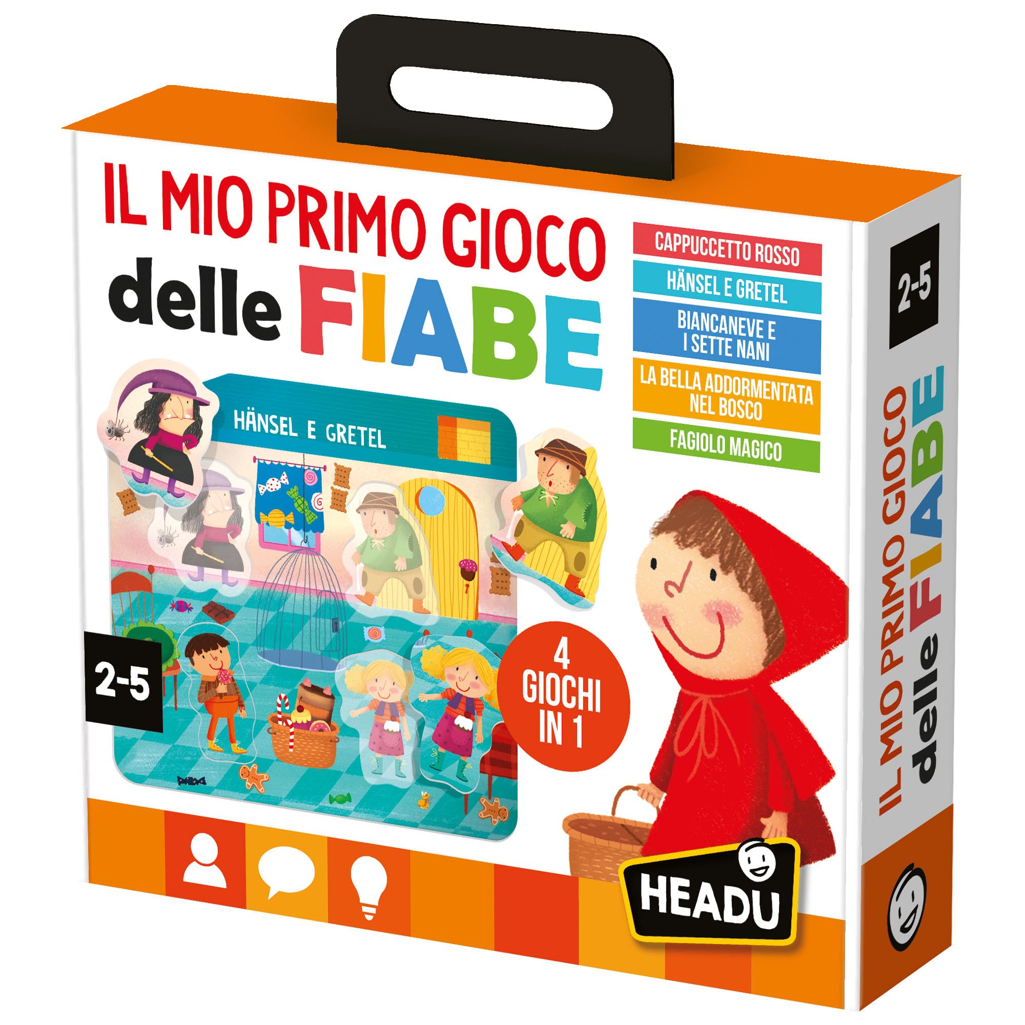 Headu Mio Primo Gioco Fiabe gioco 4 in 1 2-5 anni