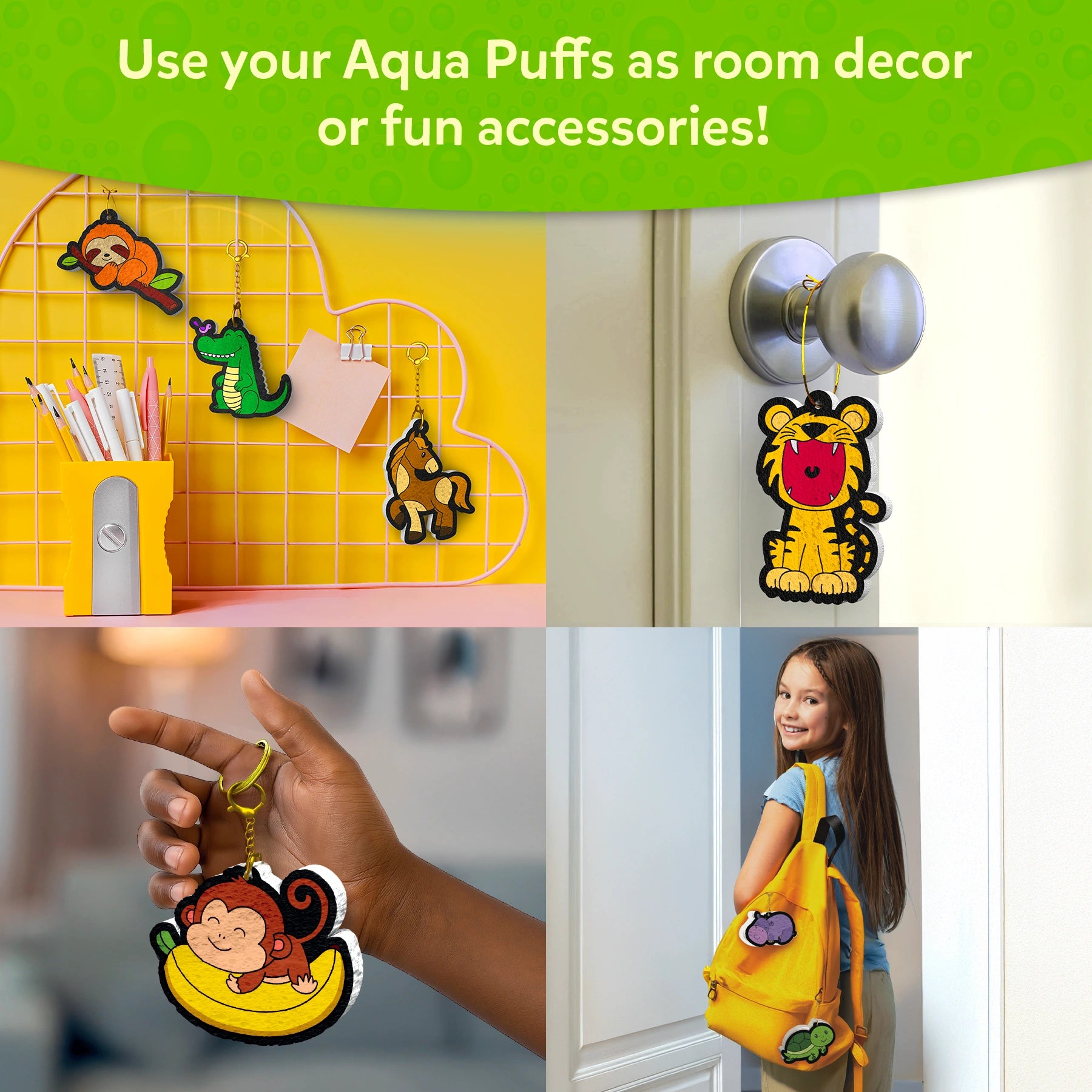 Skillmatics Aqua Puffs Animal Friends kit 3D animali