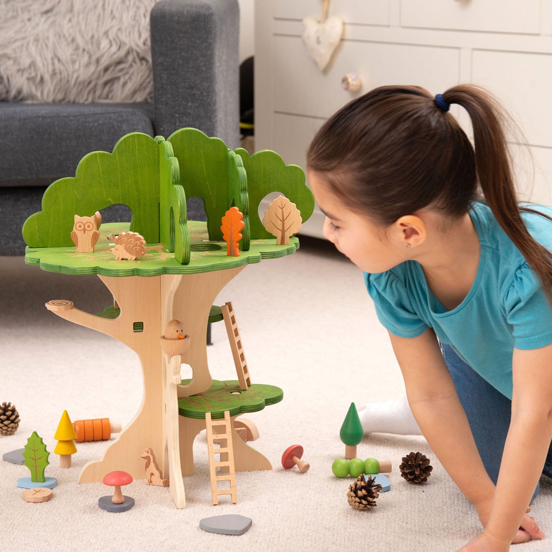 Tickit Woodland Trail Treehouse casetta albero legno