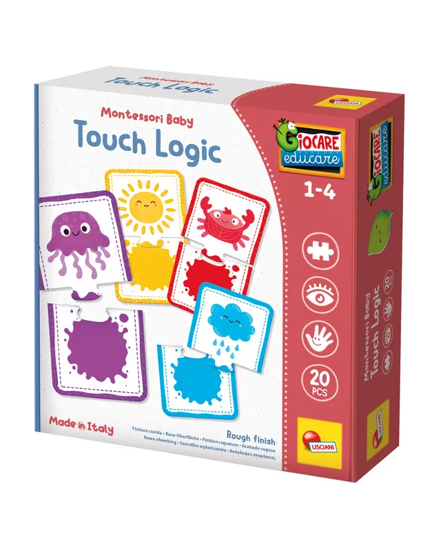 Lisciani Montessori Baby Touch Logic gioco tattile colori