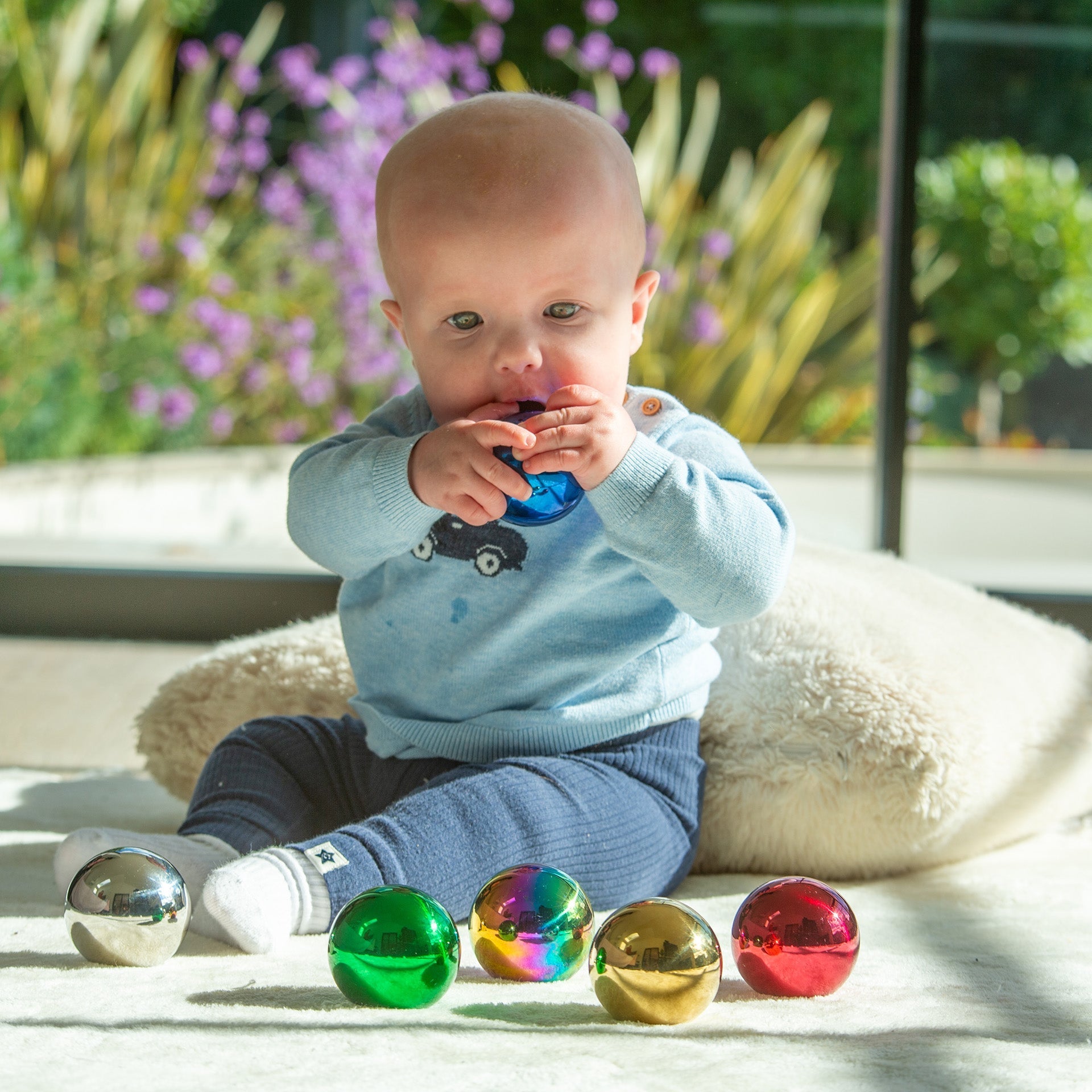 Tickit Sensory Steel Mystery Balls palline acciaio 6 pezzi sonore