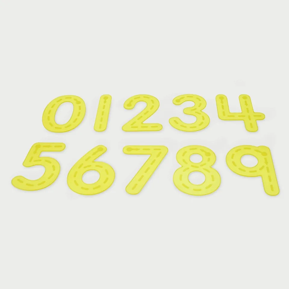Tickit SiliShapes Trace Numbers numeri silicone gialli tattili