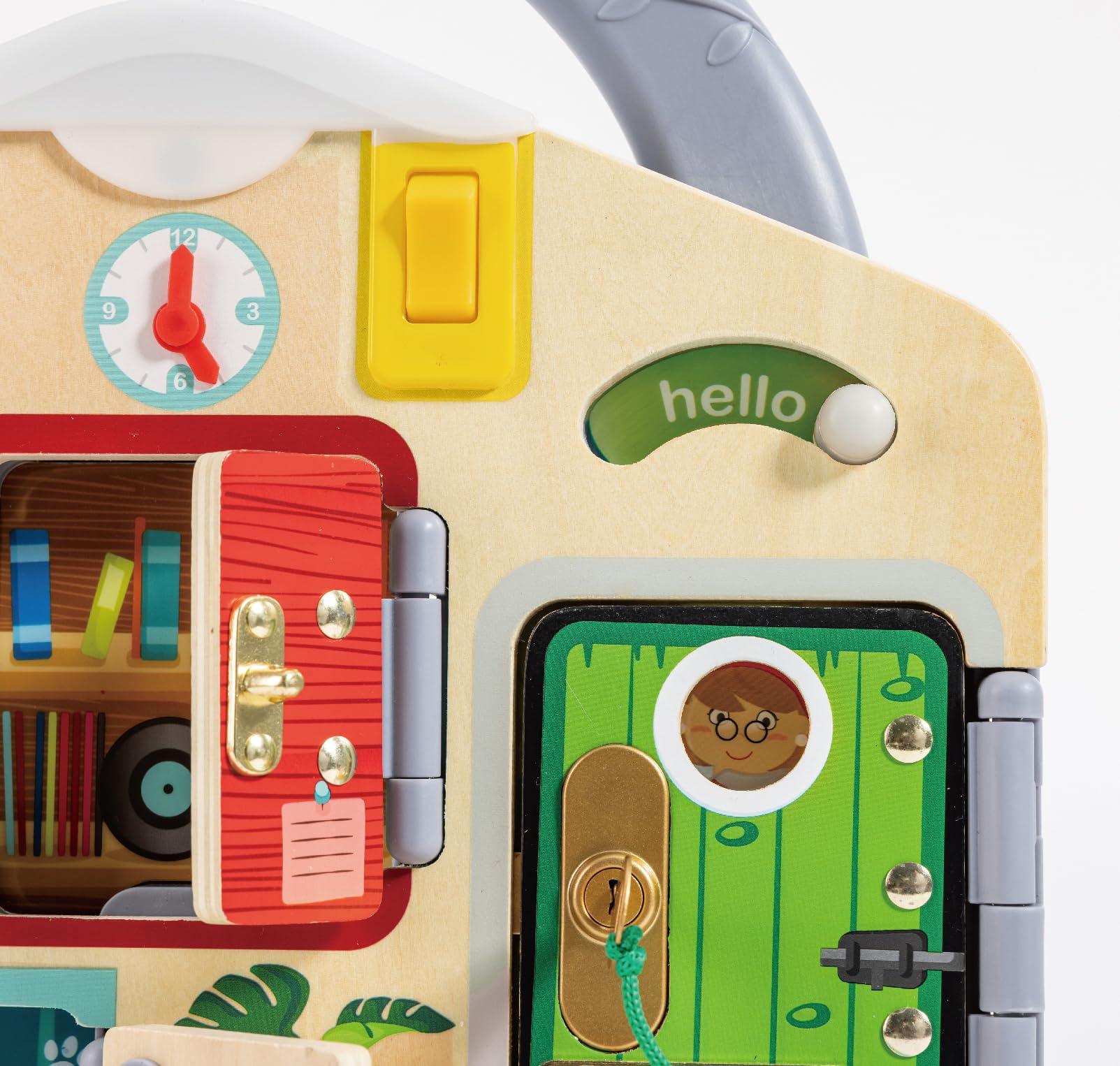 Hape Activity Board busy board in legno con serrature