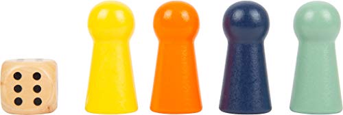 smallfoot Ludo XL 11783 gioco società legno formato grande