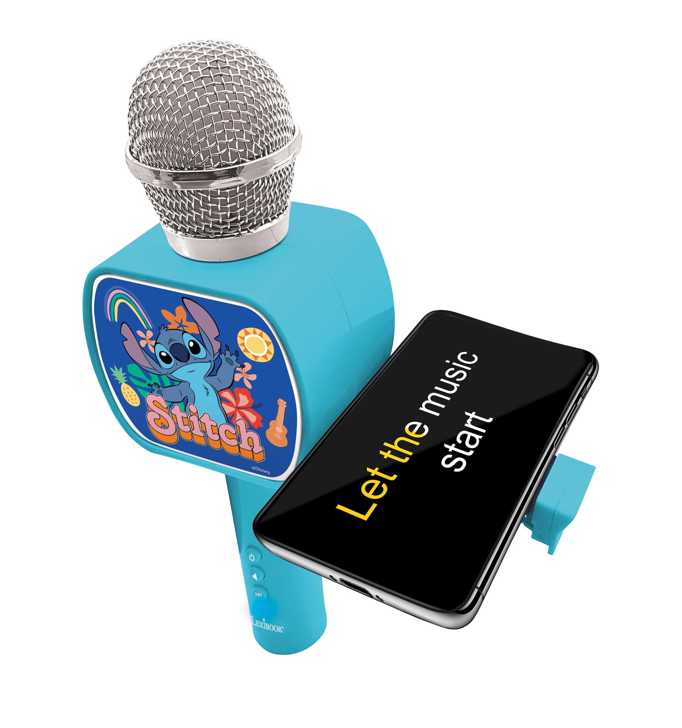 Lexibook Disney Stitch MIC240DLXB microfono bluetooth blu