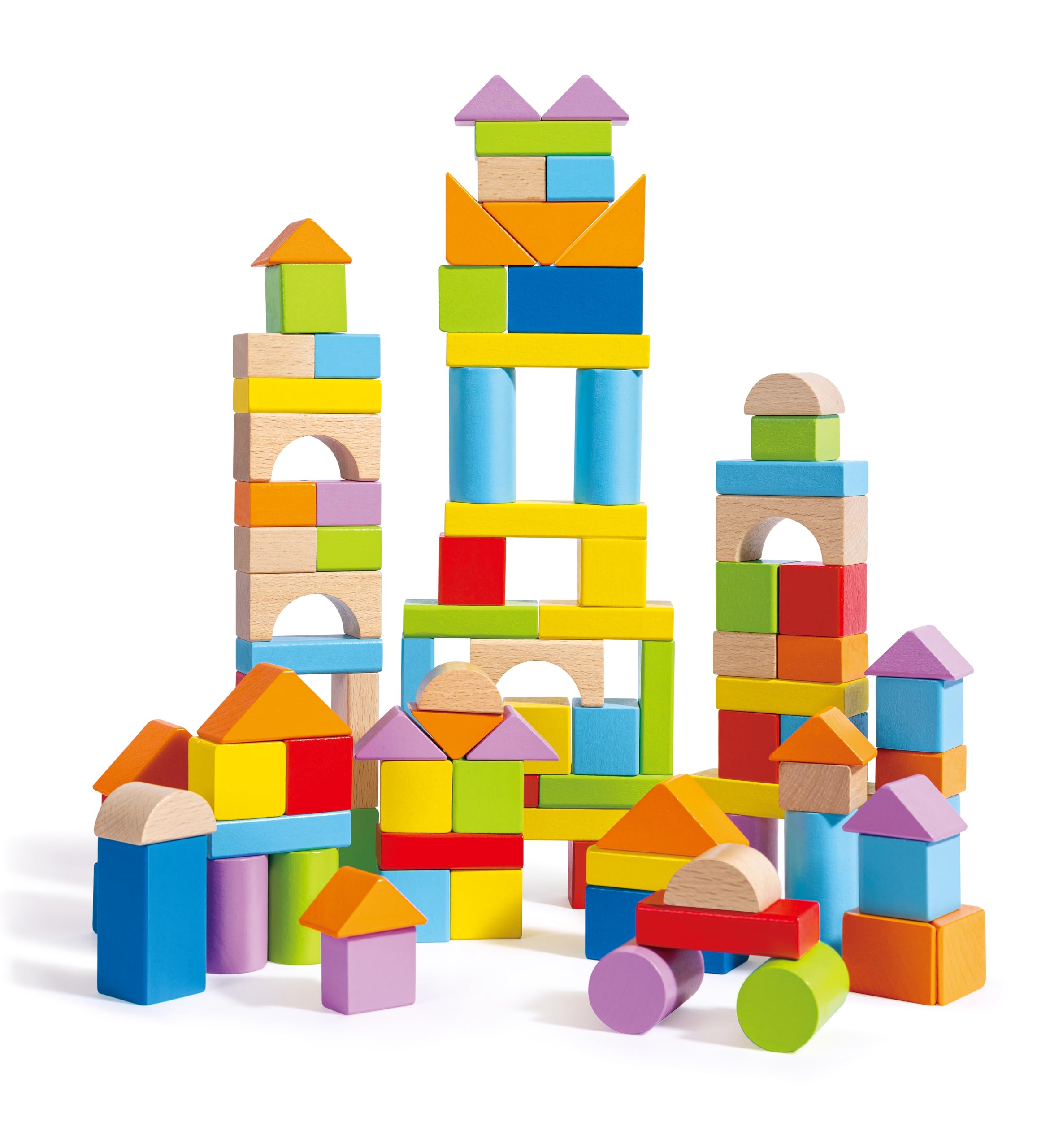 Hape Fantastici Blocchi E8247 Costruzioni Legno 101 Pezzi