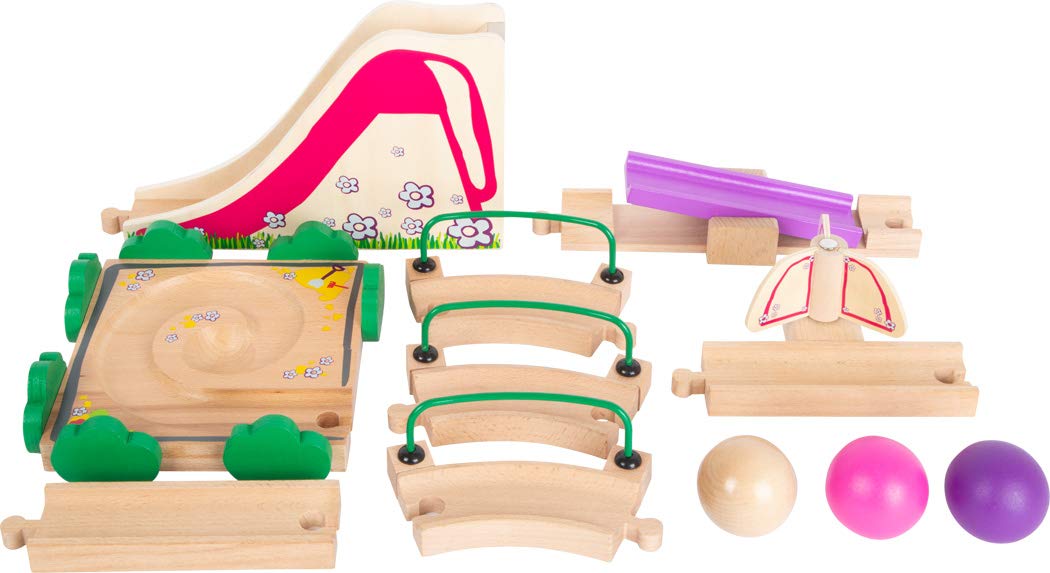 smallfoot 11379 pista biglie junior legno parco giochi 18 mesi