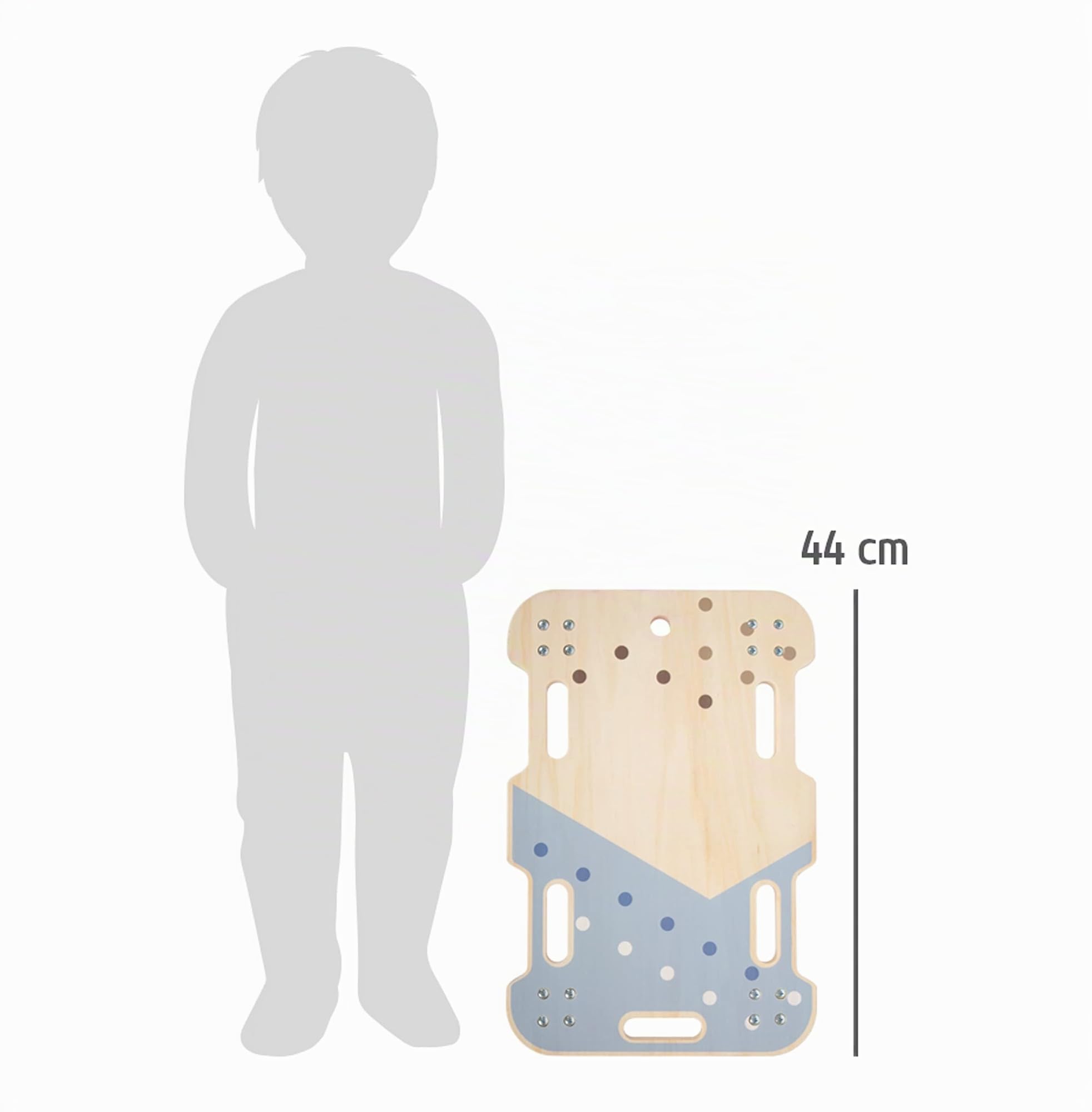 smallfoot Adventure 12244 tavola con rotelle legno equilibrio
