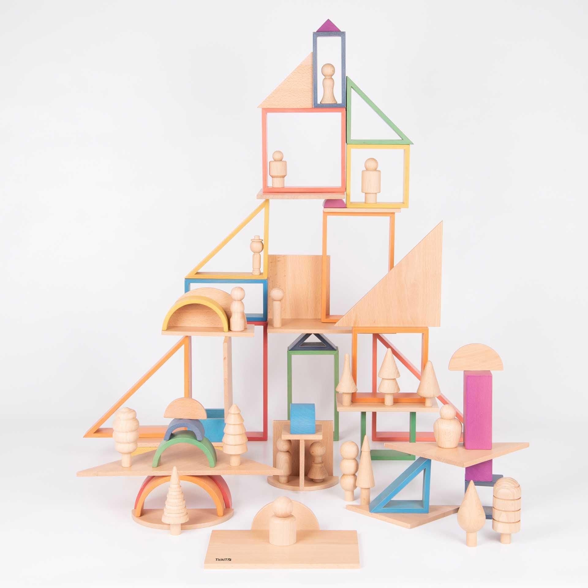 Tickit Woodland alberi legno 10 pezzi faggio