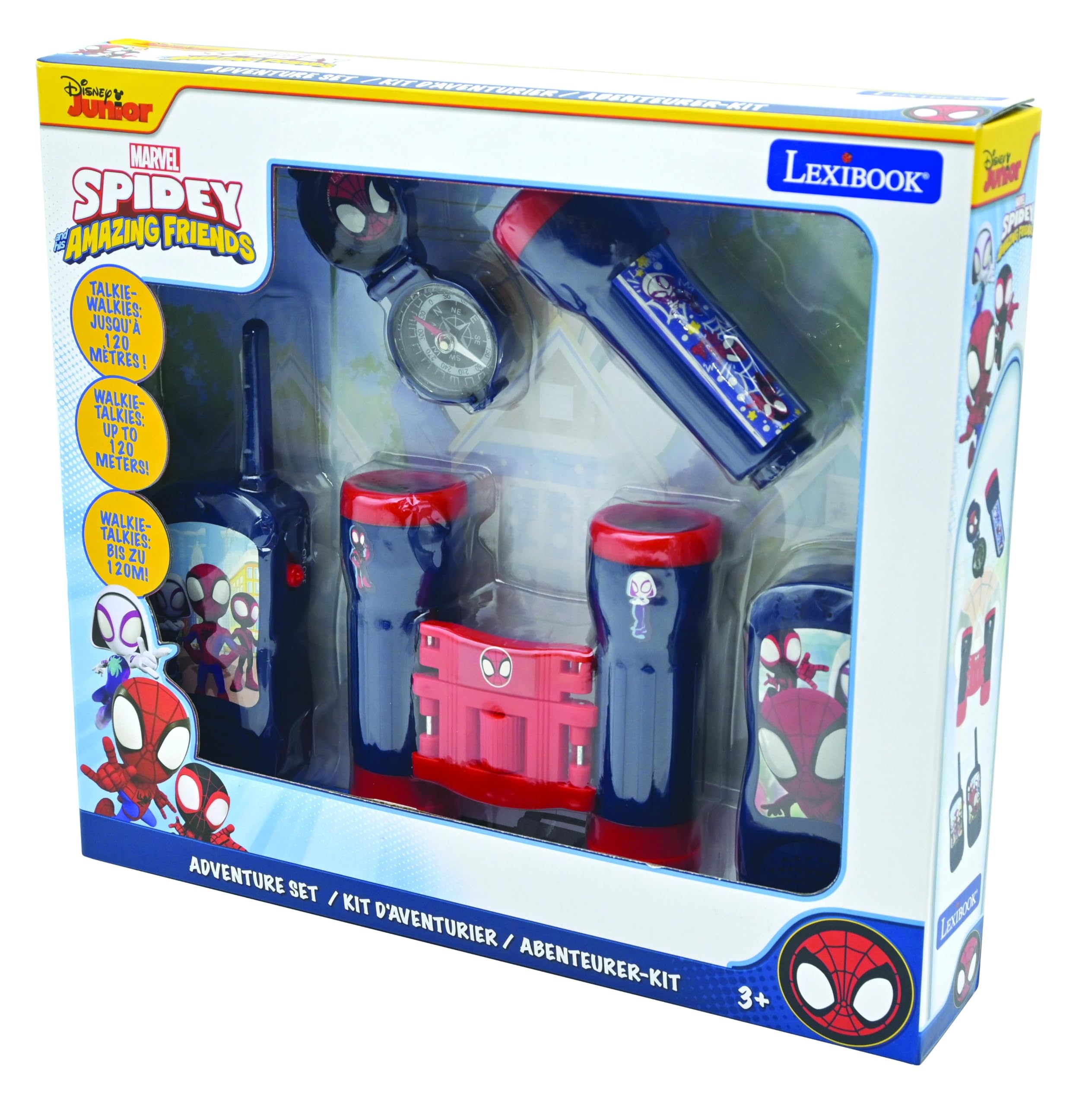 Lexibook Spidey RPTW11SPLXB set avventuriero rosso/blu 120 m