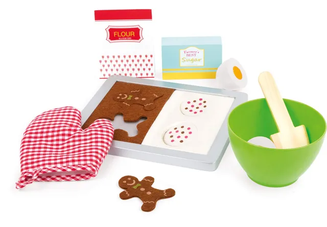 smallfoot set da forno biscotti natalizi gioco cucina feltro