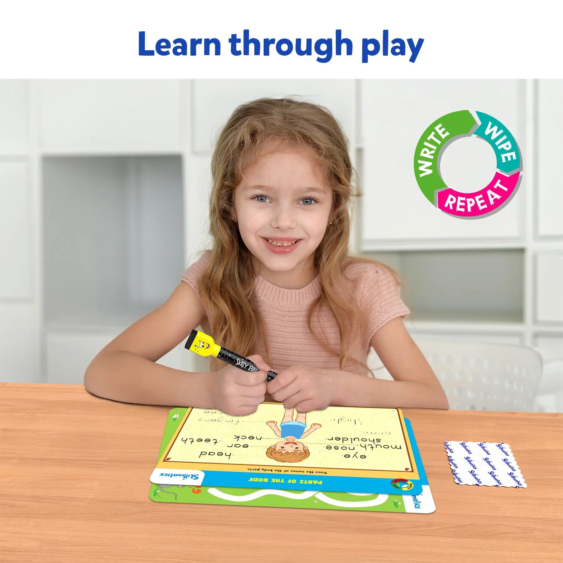 Skillmatics I Can Write tappetini attività prescolari 3-6 anni