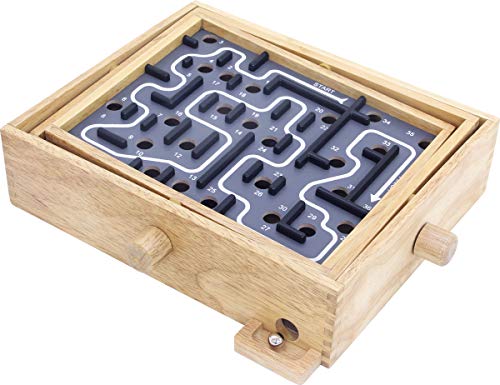 small foot Labirinto gioco abilità legno con manopole