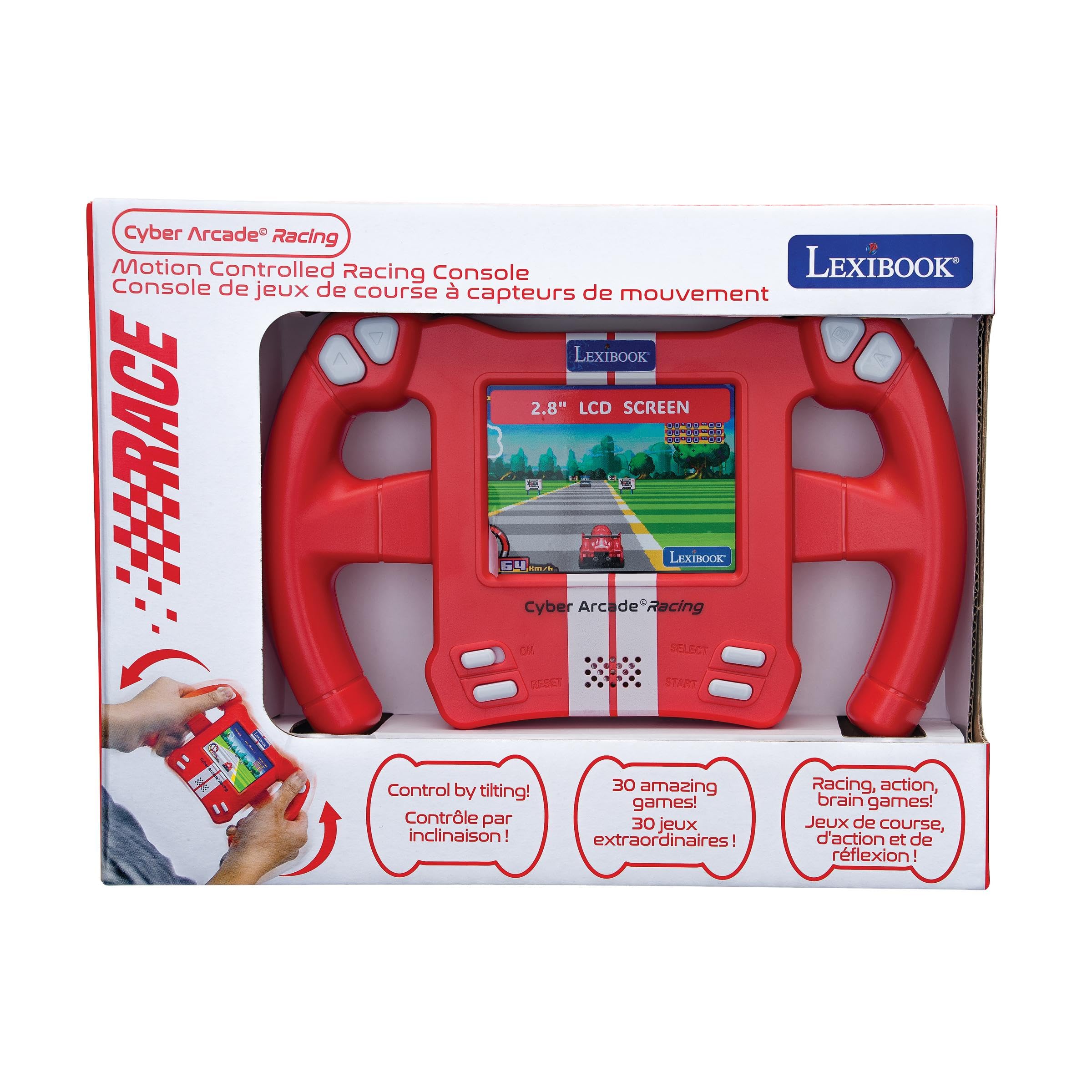 Lexibook JL3150LXB console Cyber Arcade rossa