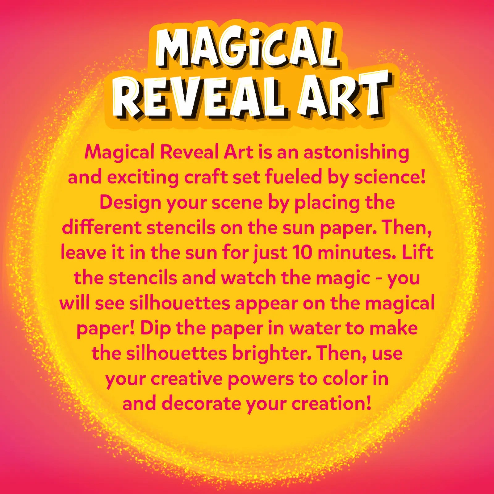Skillmatics Sun Art Unicorn & Princess carta solare 4-12 anni