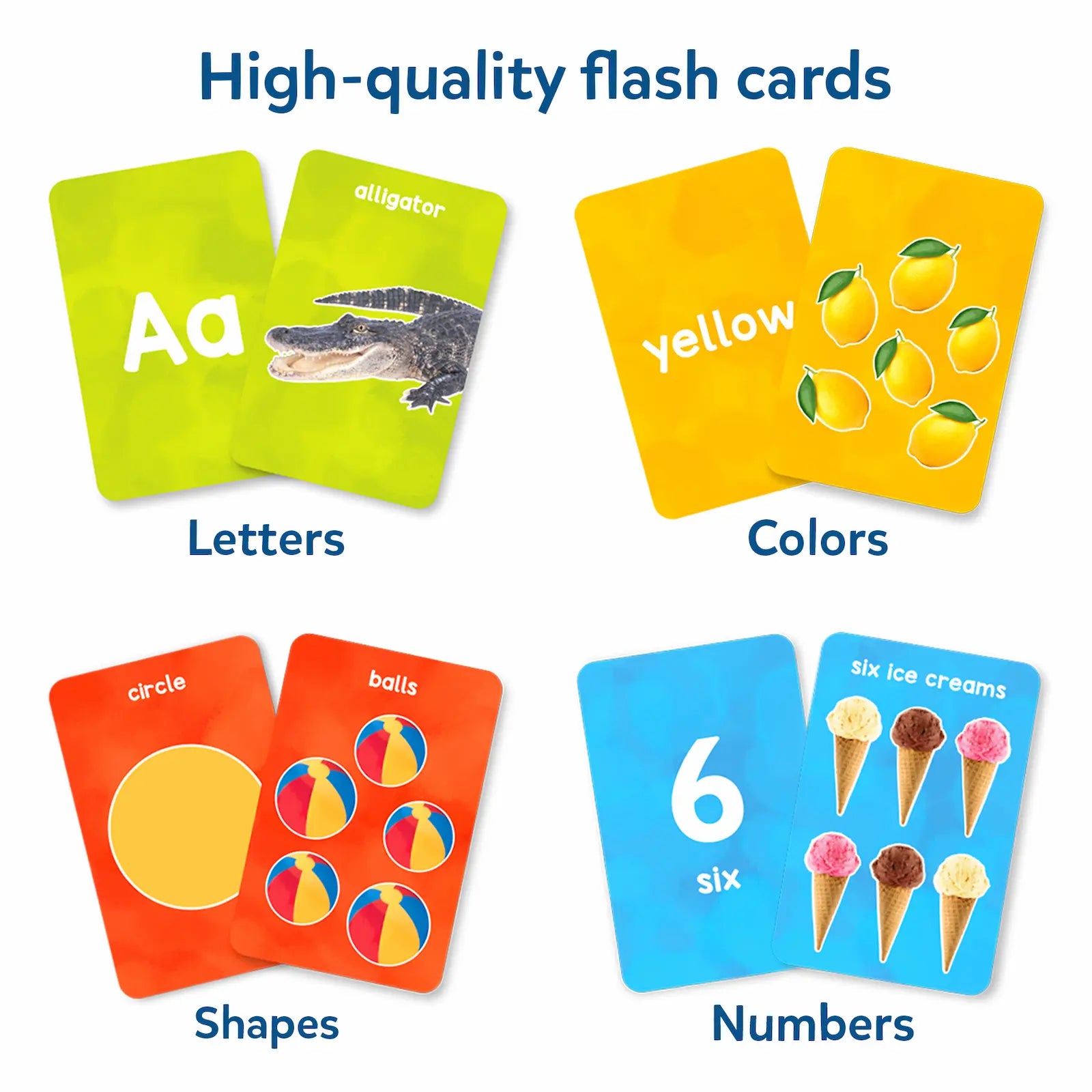Skillmatics Flash Cards carte didattiche lettere numeri 50 carte