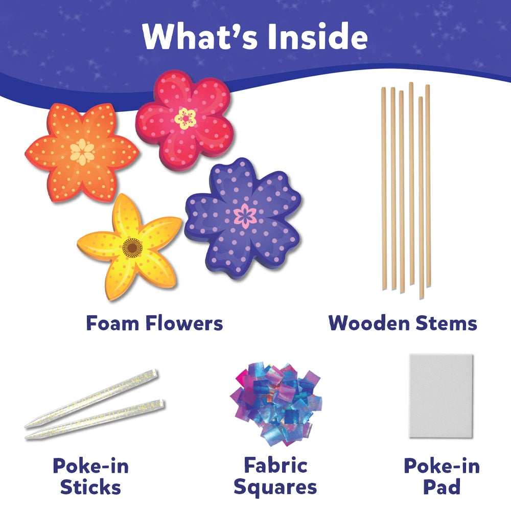 Skillmatics Poke-in Art Flower Bouquet kit fiori