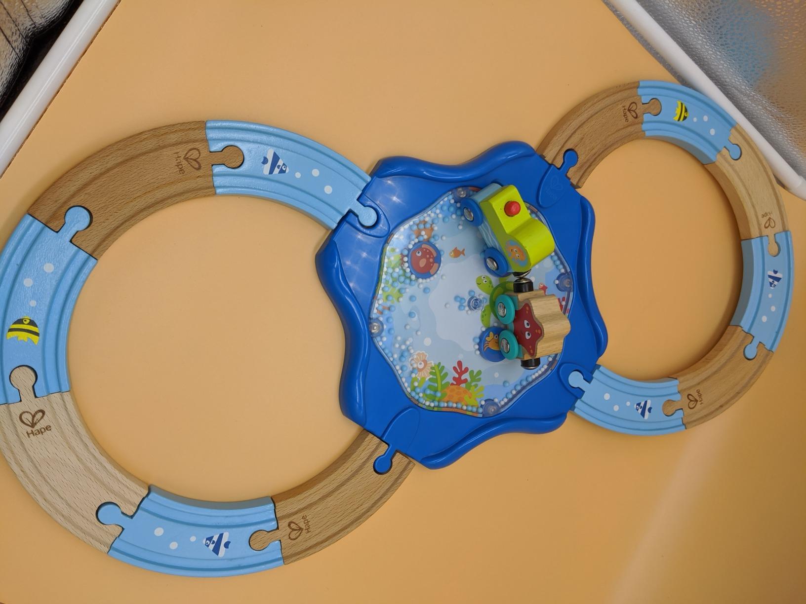 Hape E3827 My First Railway treni legno 8 pezzi