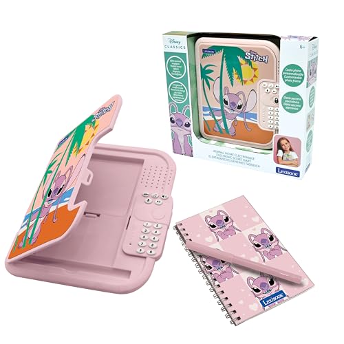 Lexibook Disney Stitch SD50D1 diario elettronico Angel blu rosa
