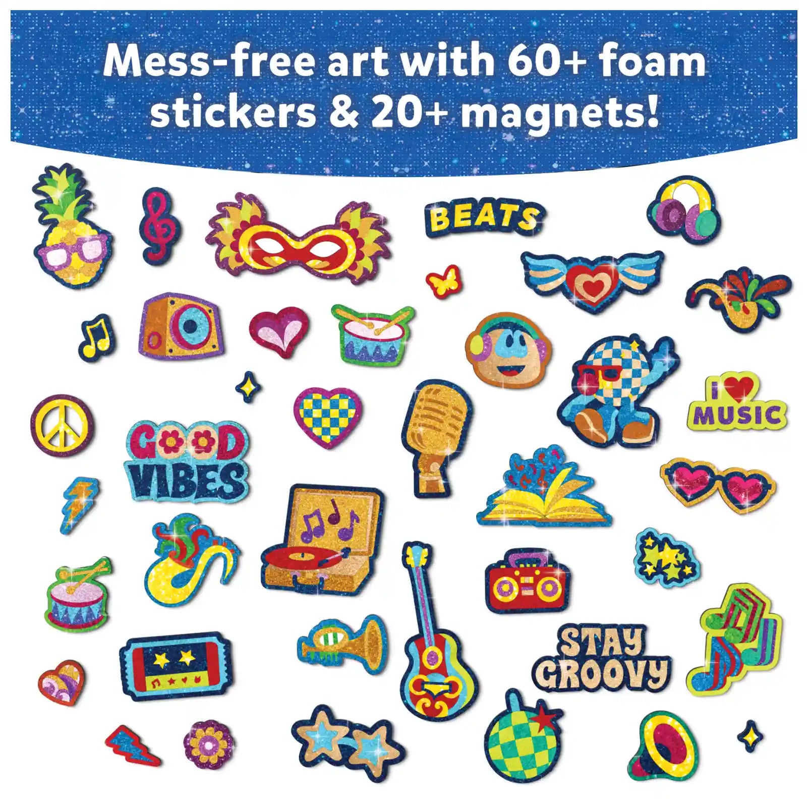 Skillmatics Foil Fun Groovy Beats kit foil magnetico musica