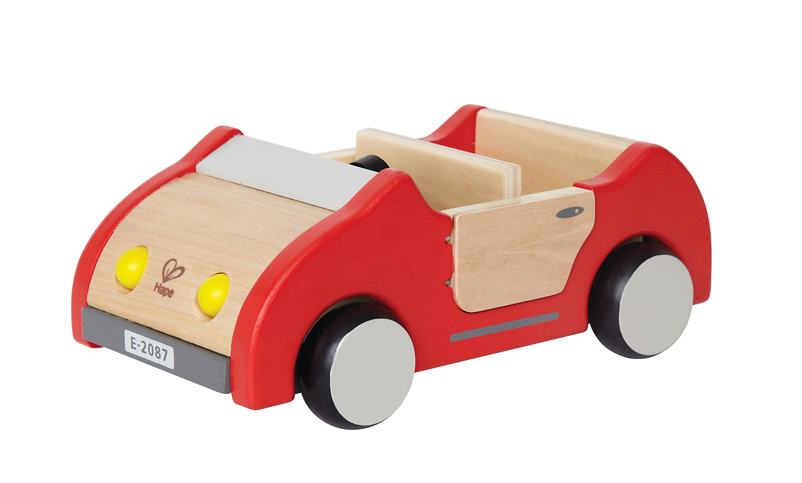Hape Auto Familiare macchina rossa in legno 3 anni