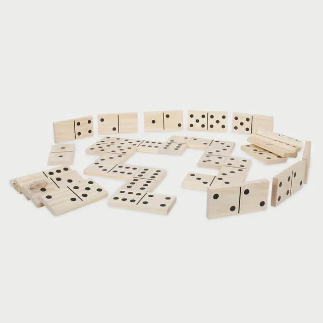 Tickit Wooden Dominos domino legno gigante 28 pezzi numeri